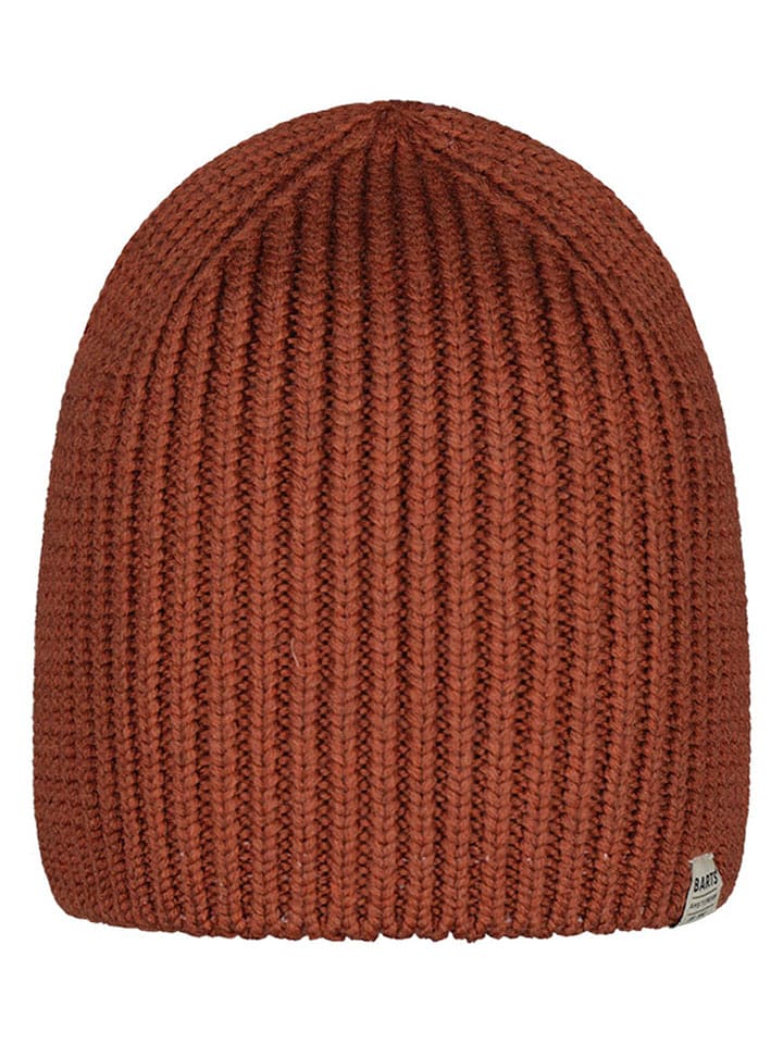 Barts Wełniana czapka "Peoria" w kolorze jasnobrązowym rozmiar: onesize