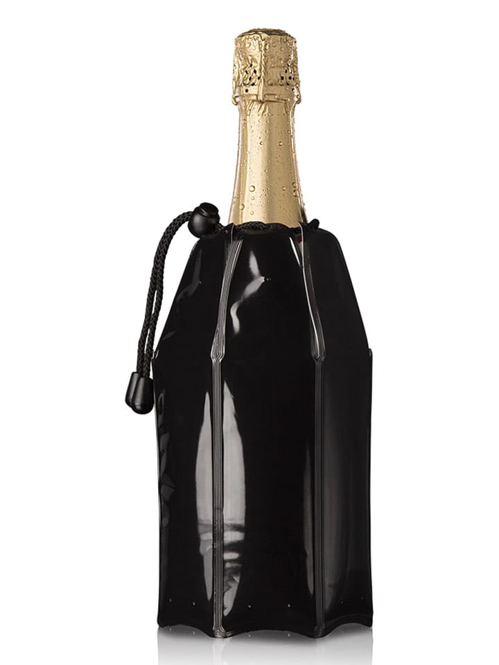 Vacu Vin Schładzacz w kolorze czarnym do szampana- 34 x 22 cm rozmiar: onesize