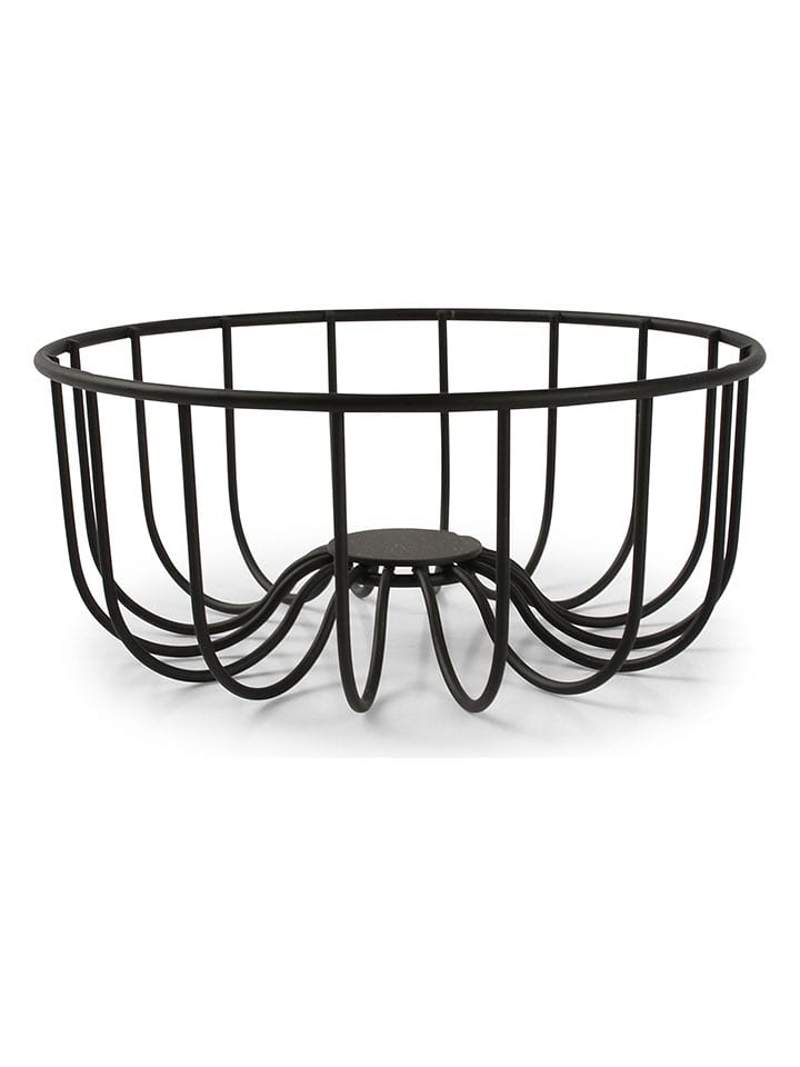 Salt and Pepper Koszyk "Octo" w kolorze czarnym - Ø 16 cm rozmiar: onesize