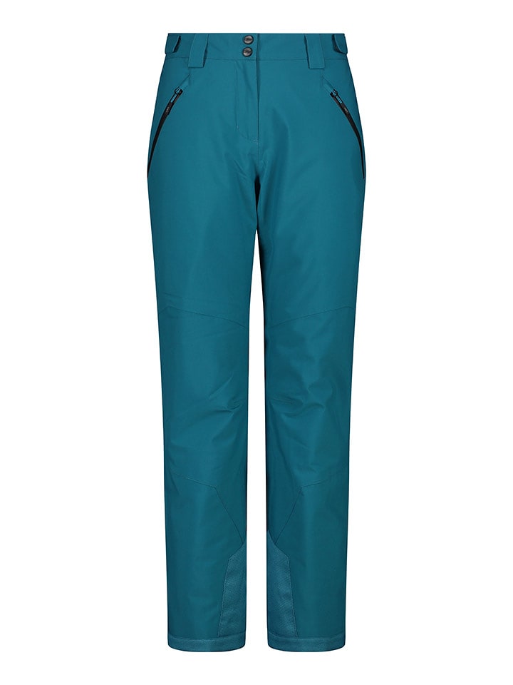 CMP Spodnie narciarskie w kolorze turkusowym rozmiar: 34