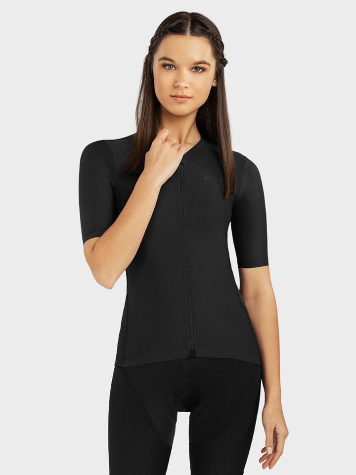 Siroko Koszulka kolarska "SRX PRO Lysá" w kolorze czarnym rozmiar: XL