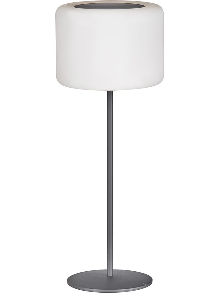 FH Lighting Solarna lampa stołowa LED "Pino" w kolorze białym - wys. 39,5 x Ø 15 cm rozmiar: onesize