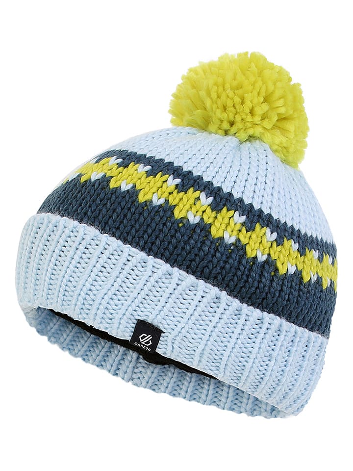 Dare 2b Czapka "Boffin II" w kolorze błękitno-żółtym rozmiar: 104-122