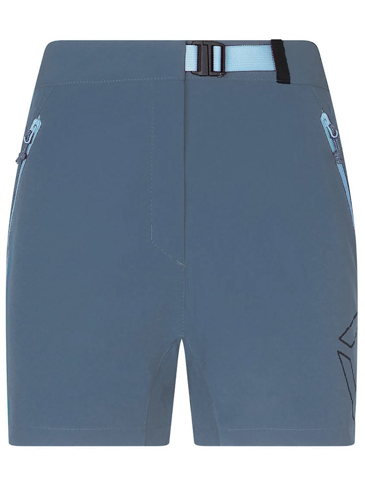 ROCK EXPERIENCE Szorty funkcyjne "Re.Wonder Lake" w kolorze niebieskim rozmiar: M