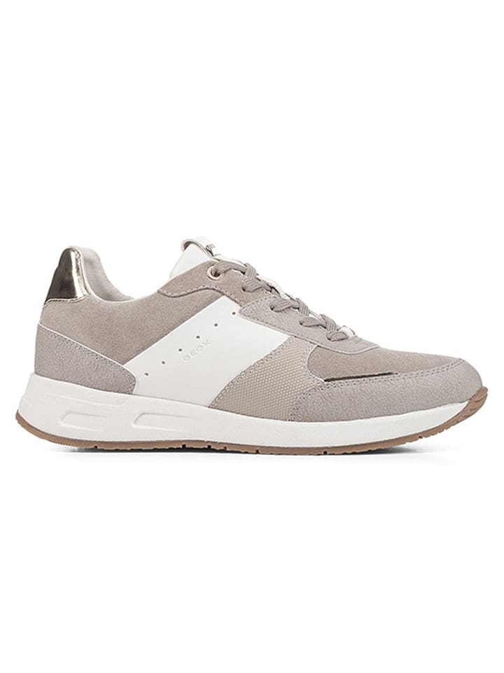 Geox Sneakersy "Dbulmya" w kolorze biało-beżowym rozmiar: 36