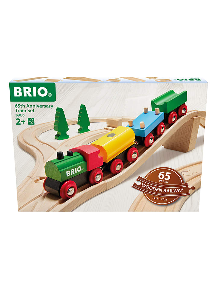 Brio Drewniana kolejka "65th Anniversary Train Set" - 2+ rozmiar: onesize
