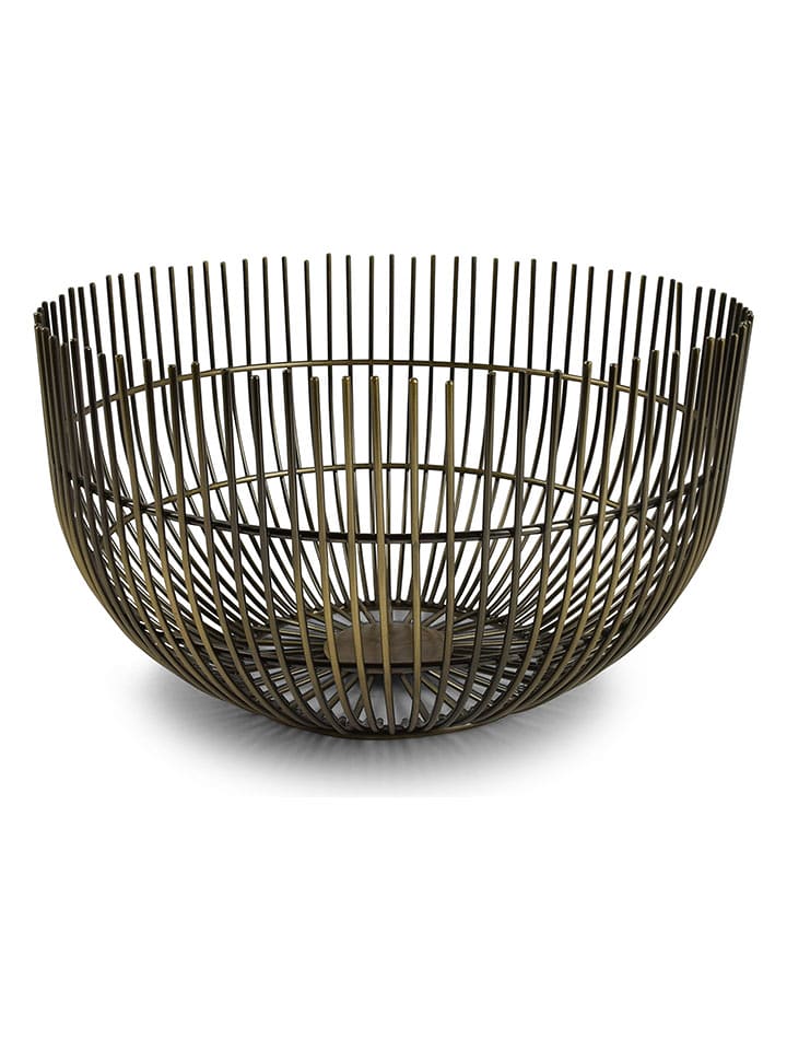 Salt and Pepper Koszyk "Iris" w kolorze złotym - Ø 21 cm rozmiar: onesize