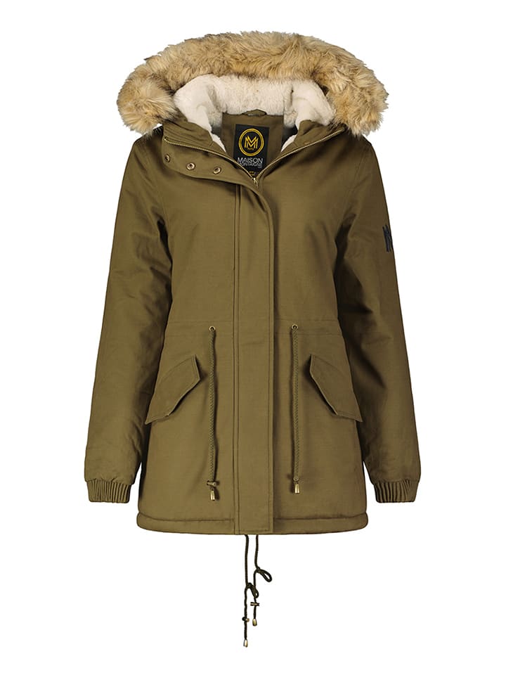 Maison Montaigne Parka "Ampumai" w kolorze khaki rozmiar: M