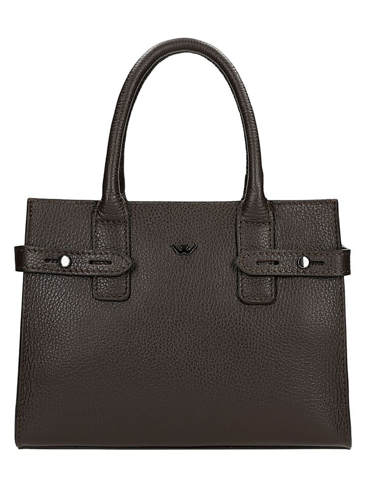 Wojas Skórzana torebka w kolorze brązowym - 26 x 20 x 9 cm rozmiar: onesize