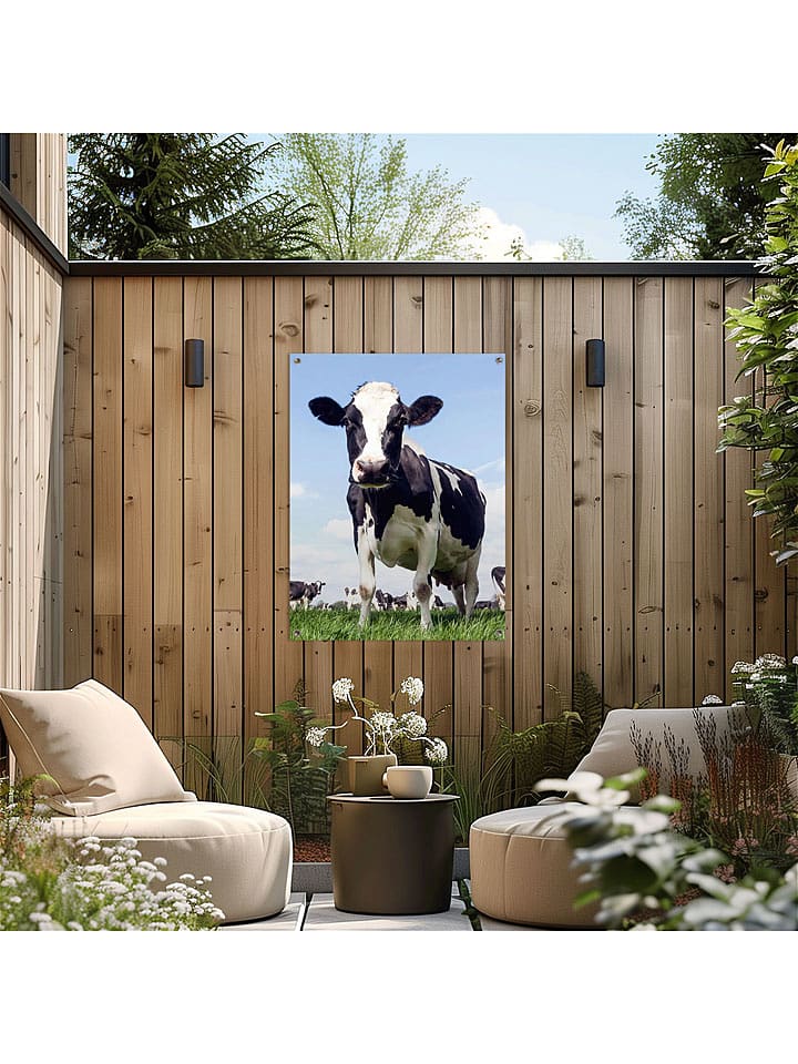 Orangewallz Zewnętrzny druk artystyczny "Summer Meadow Cow" rozmiar: 50x70 cm