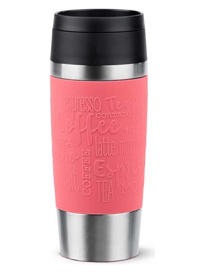 Emsa Kubek termiczny "Travel Mug Classic" w kolorze koralowym - 360 ml rozmiar: onesize
