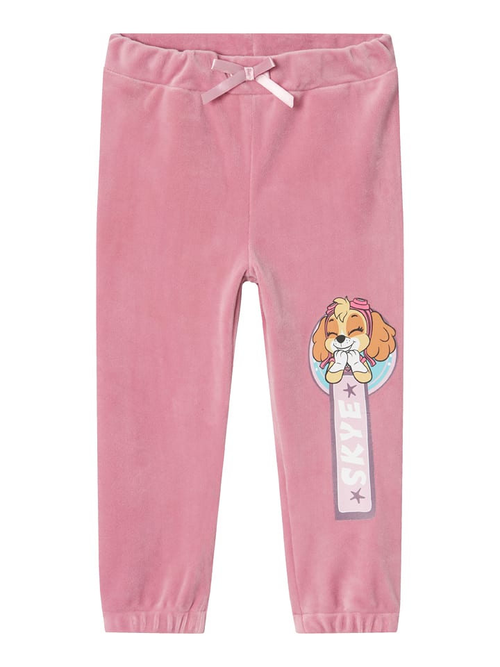 name it Spodnie polarowe "Nadia" w kolorze różowym rozmiar: 86