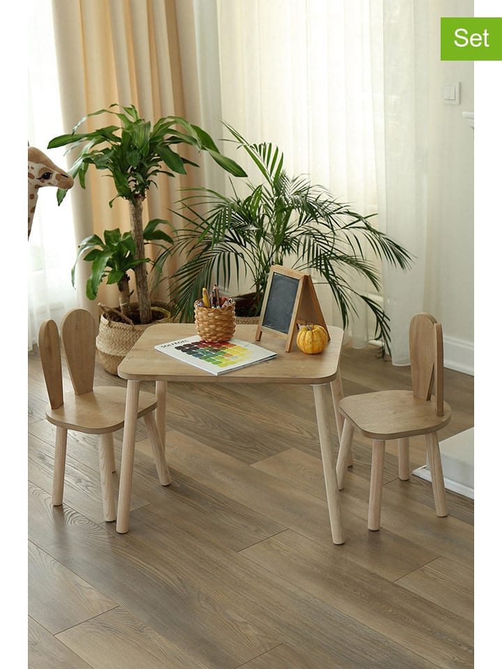 Scandinavia Concept 2-częściowy zestaw "Bunny" w kolorze jasnobrązowym rozmiar: onesize