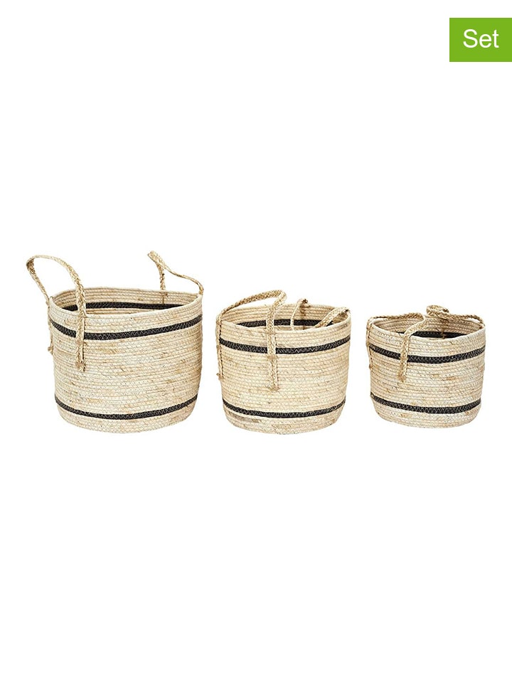 Ethnical Life Kosze (3 szt.) w kolorze beżowym rozmiar: onesize