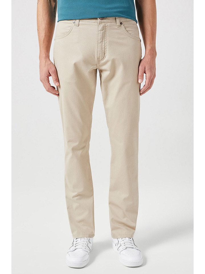 Wrangler Dżinsy - Regular fit - w kolorze beżowym rozmiar: W30/L32