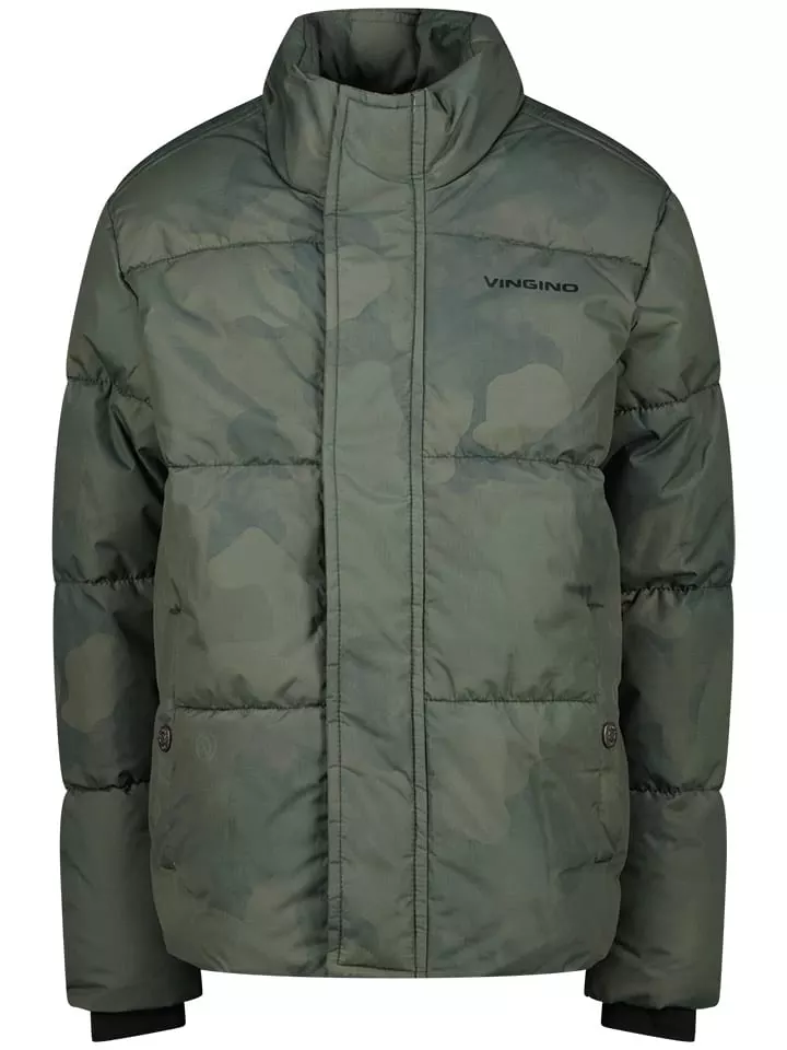 Vingino Kurtka pikowana w kolorze ciemnozielonym rozmiar: 164