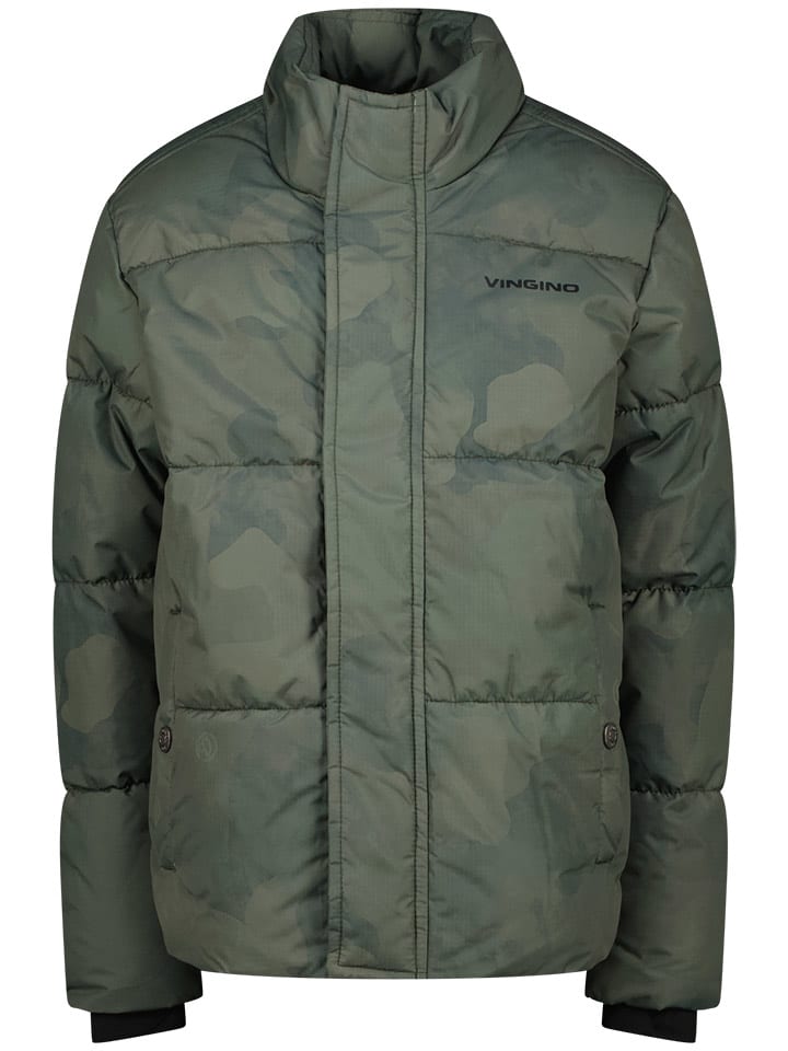 Vingino Kurtka pikowana w kolorze ciemnozielonym rozmiar: 164