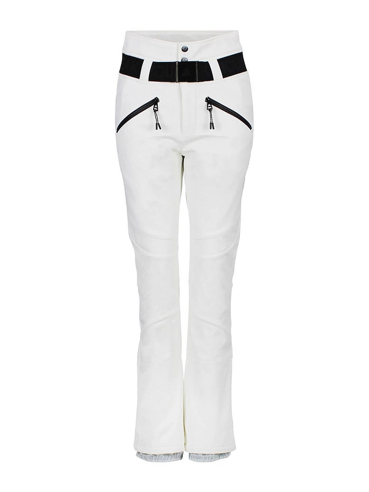 Peak Mountain Spodnie narciarskie "Atlas" w kolorze białym rozmiar: XL