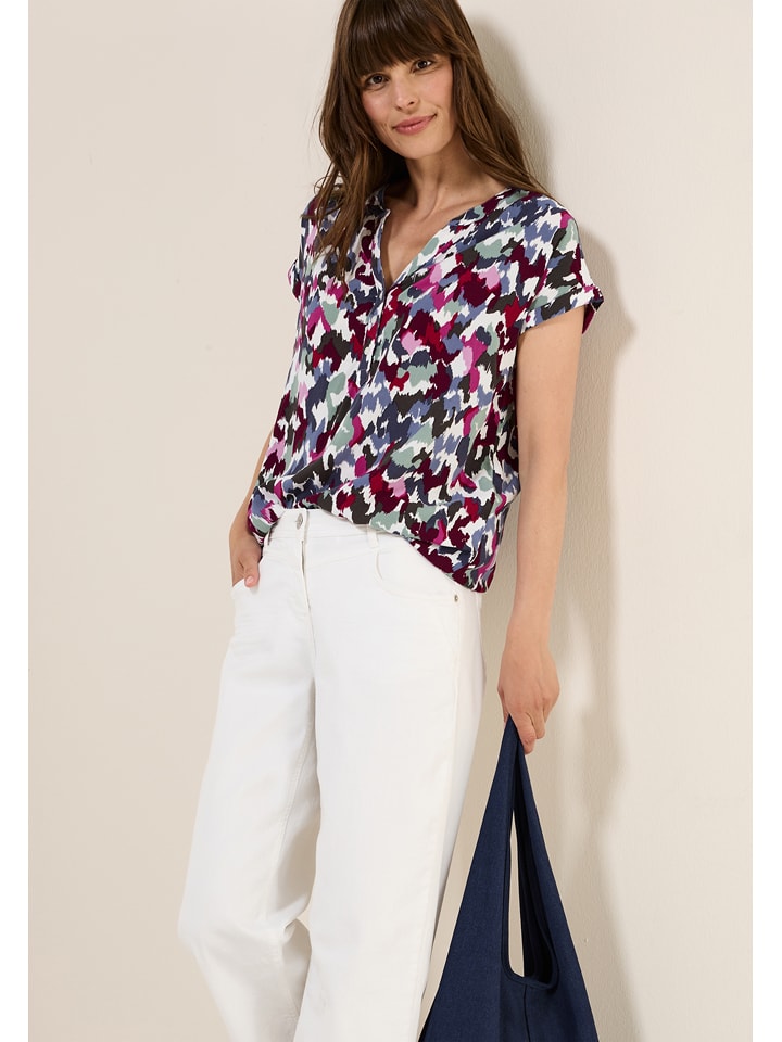 Cecil Bluzka w kolorze fioletowo-miętowo-białym rozmiar: XL