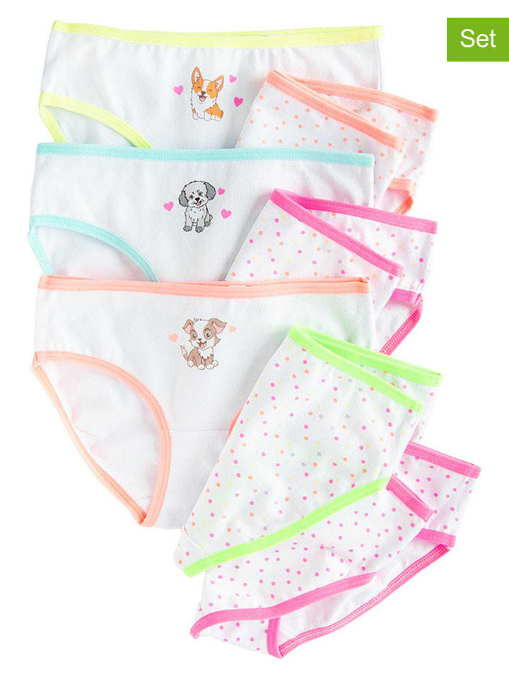 COOL CLUB Majtki (7 par) w kolorze białym rozmiar: 110/116