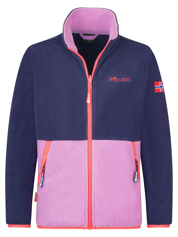 Trollkids Kurtka polarowa "Storfjord" w kolorze fioletowym rozmiar: 116