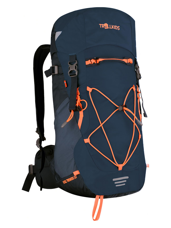 Trollkids Plecak turystyczny "Fjell Trekker 22" w kolorze granatowym - 24 x 45 x 18 cm rozmiar: onesize