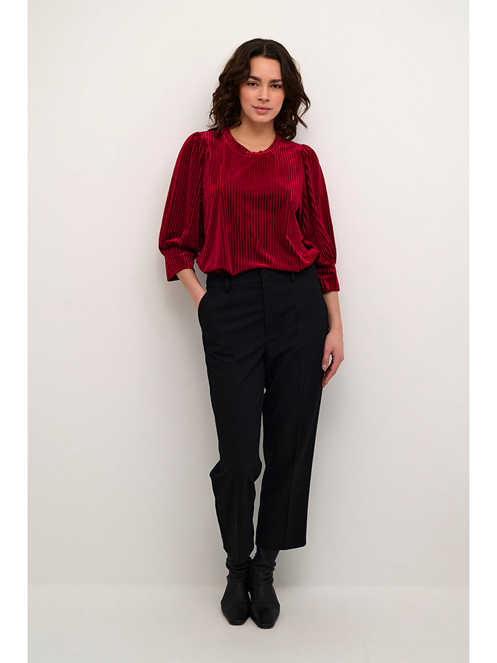Kaffe Bluzka w kolorze bordowym rozmiar: M