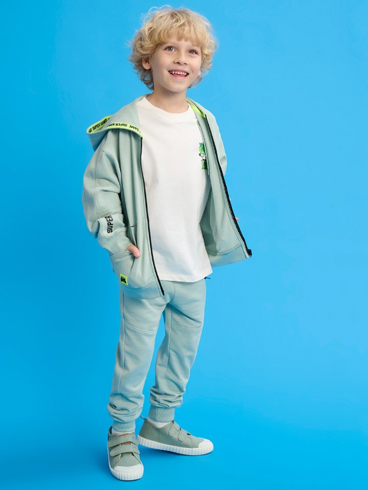 COOL CLUB Spodnie dresowe w kolorze zielonym rozmiar: 104