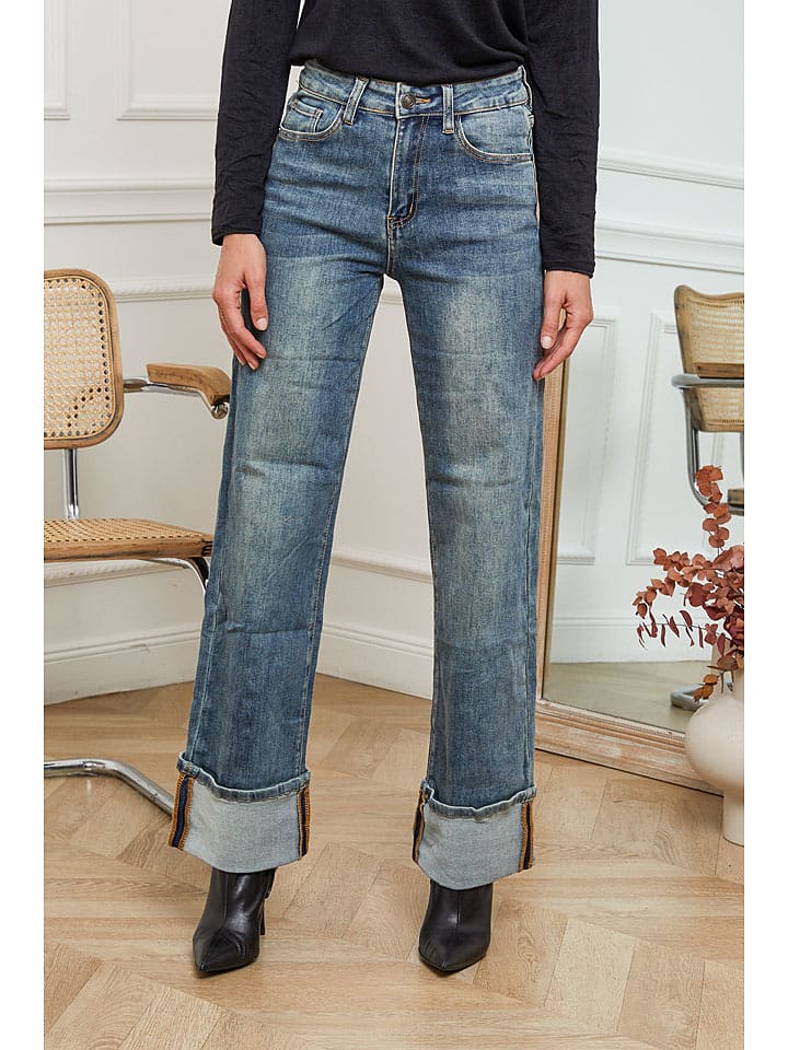 Joséfine Dżinsy "Djunia" w kolorze niebieskim rozmiar: 32