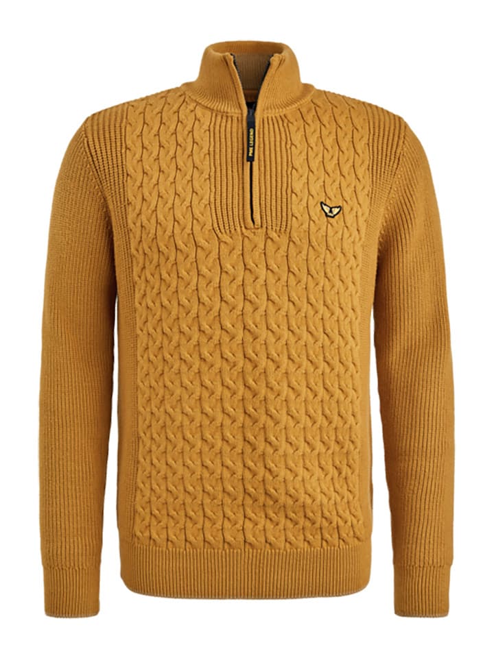 PME Legend Sweter w kolorze musztardowym rozmiar: 3XL