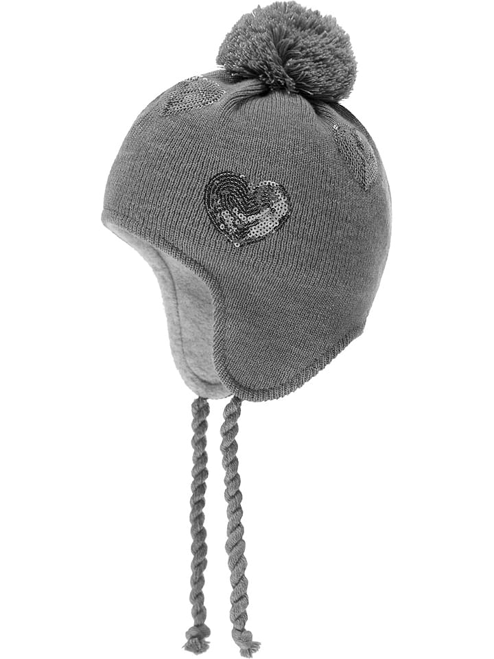 Döll Dzianinowa czapka w kolorze szarym rozmiar: 51 cm