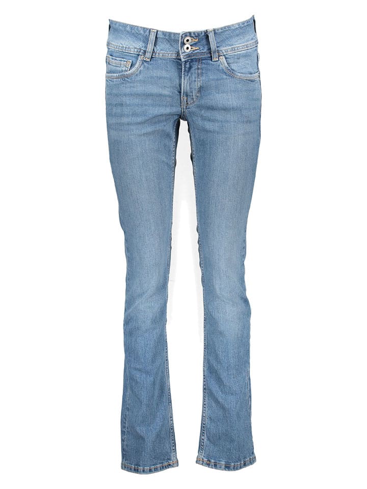 Pepe Jeans Dżinsy "Venus" - Slim fit - w kolorze błękitnym rozmiar: W28/L32