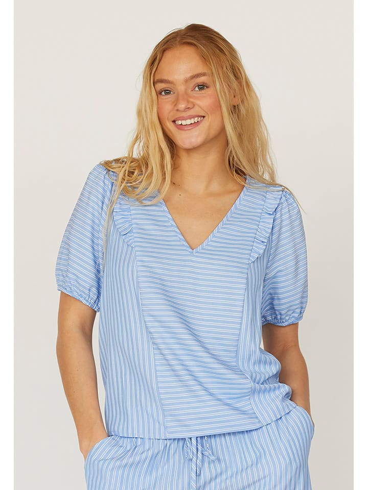 SisterS point Bluzka w kolorze błękitnym rozmiar: L