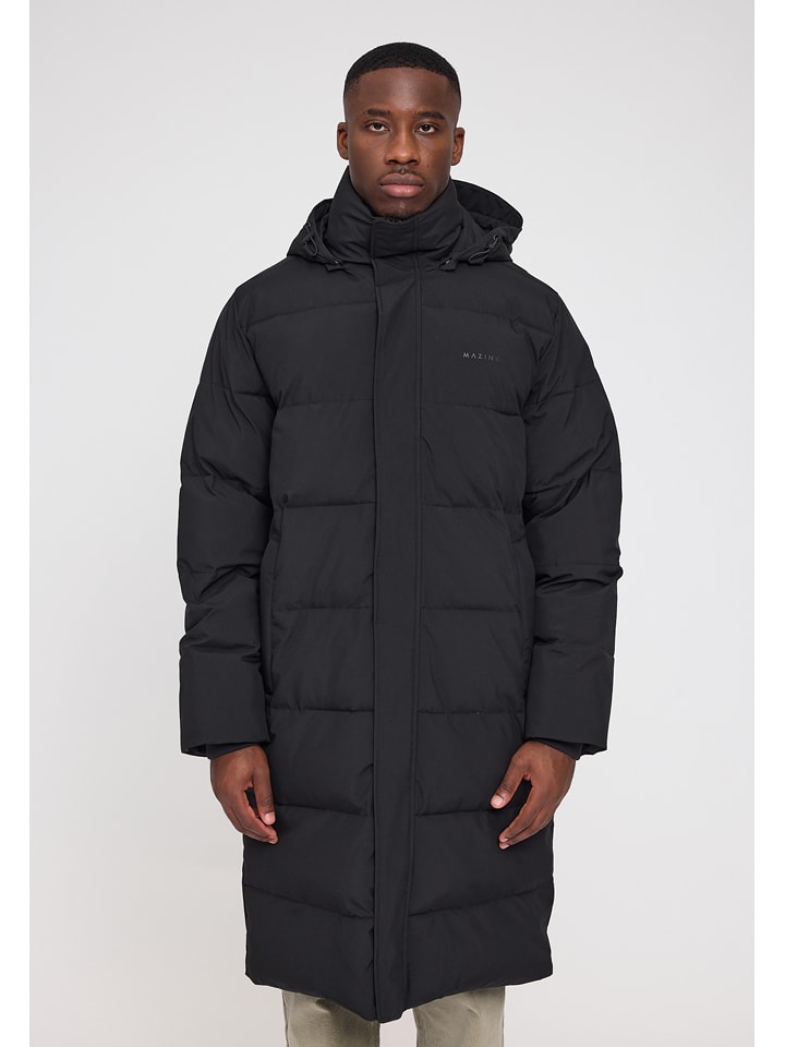 MAZINE Płaszcz zimowy w kolorze czarnym rozmiar: M