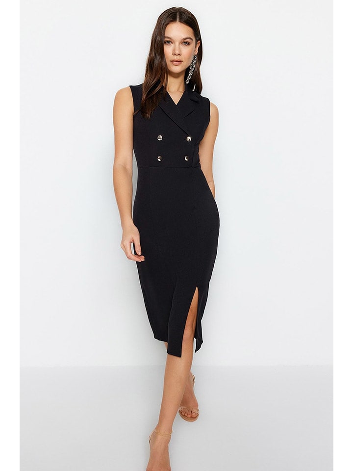 trendyol Sukienka w kolorze czarnym rozmiar: 36