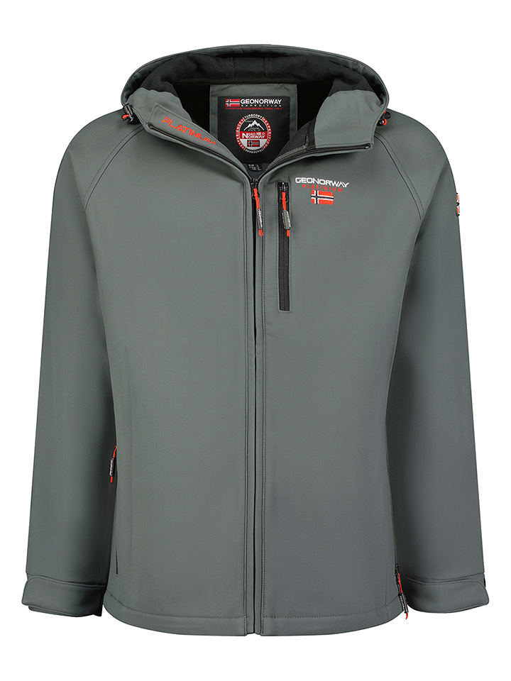 Geographical Norway Kurtka softshellowa "Takito" w kolorze antracytowym rozmiar: L