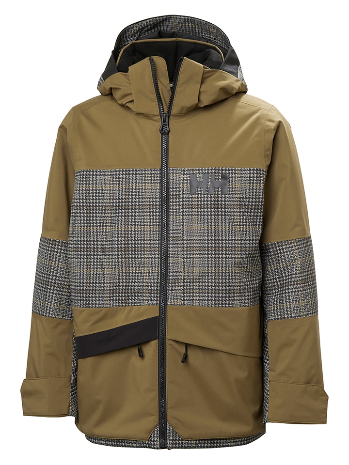 Helly Hansen Kurtka narciarska "Summit 2.0" w kolorze oliwkowo-szarym rozmiar: 164