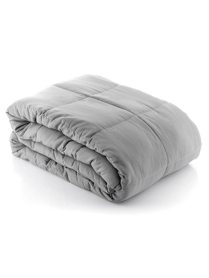 InnovaGoods Ciężka kołdra w kolorze jasnoszarym - 180 x 120 cm rozmiar: onesize