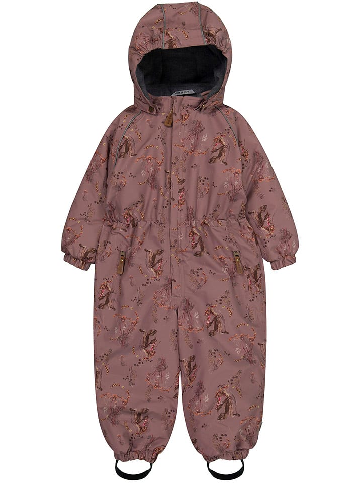 mikk-line Kombinezon zimowy w kolorze jasnobrązowym rozmiar: 116