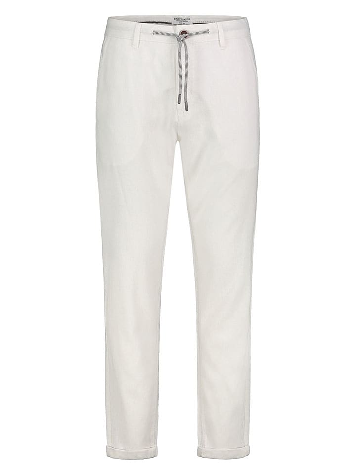 Eight2Nine Spodnie chino w kolorze białym rozmiar: W30