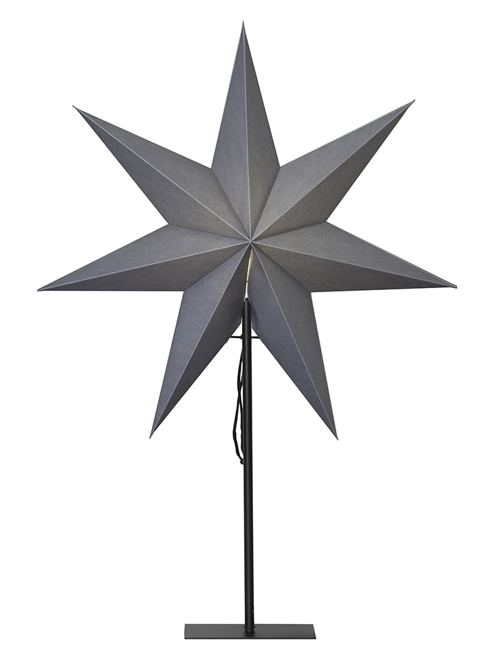 STAR Trading Lampa stojąca "Ozen" w kolorze czarnym - 55 x 75 cm rozmiar: onesize
