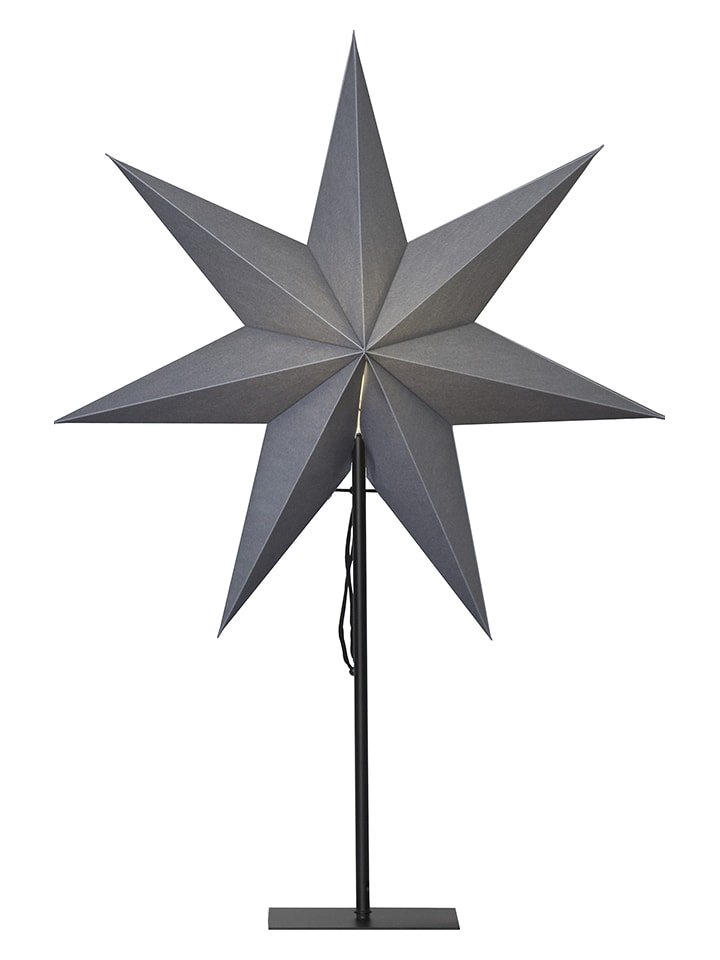 STAR Trading Lampa stojąca "Ozen" w kolorze czarnym - 55 x 75 cm rozmiar: onesize