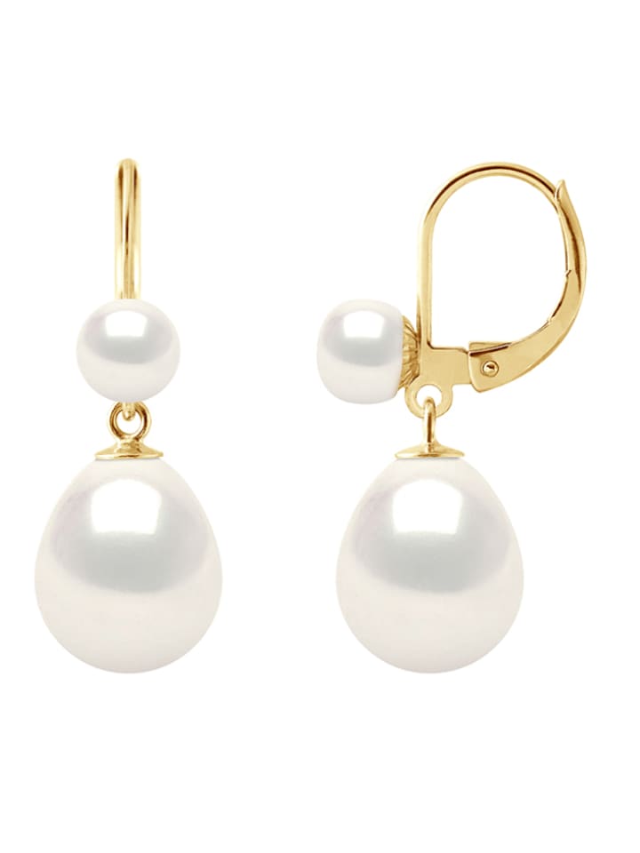 Pearline Złote kolczyki z perłami rozmiar: onesize