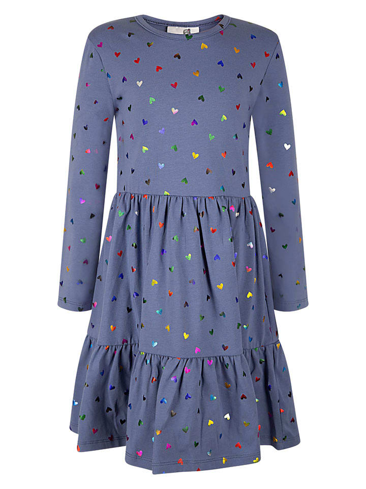 happy girls by Eisend Sukienka w kolorze granatowym rozmiar: 122