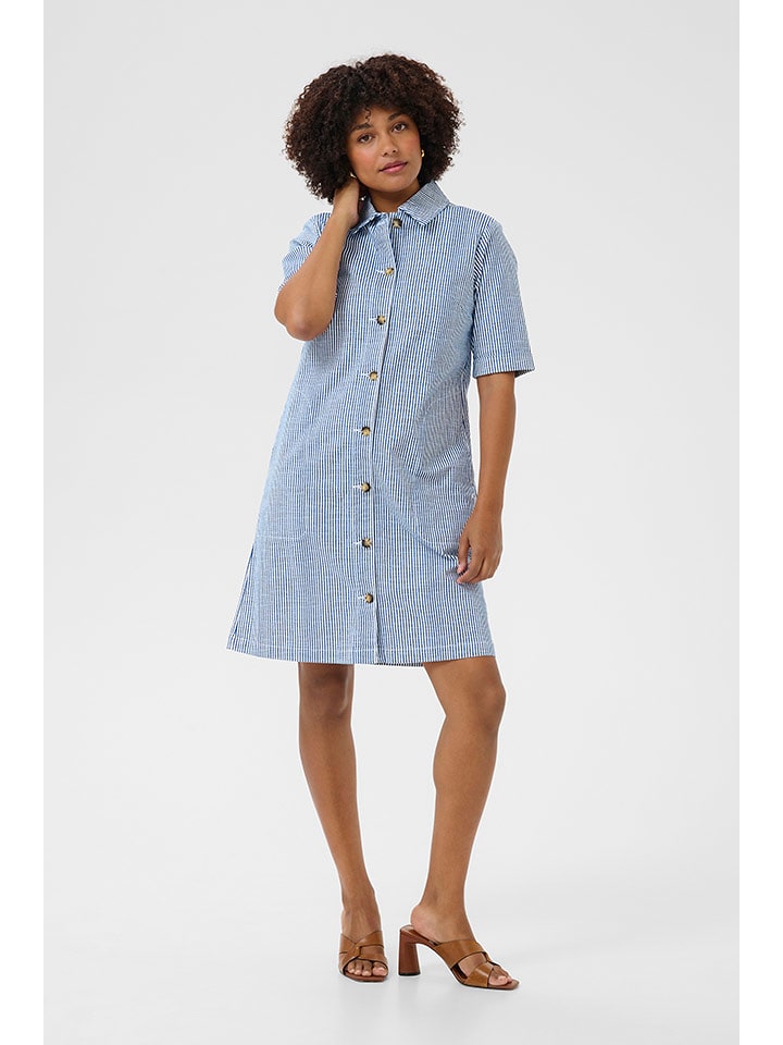 Cream Sukienka w kolorze niebiesko-białym rozmiar: 44