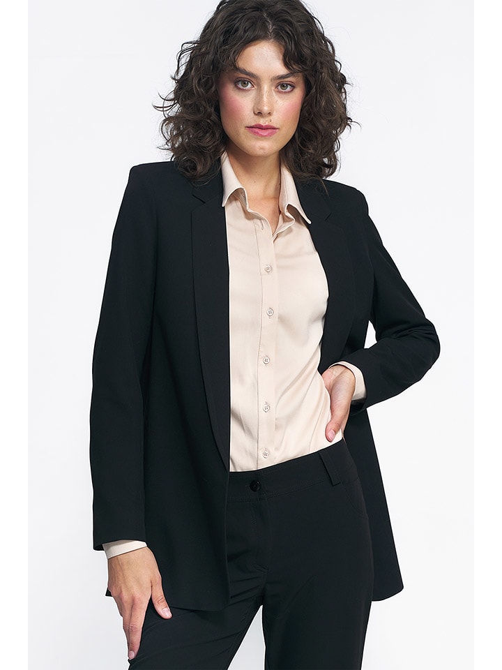 Nife Blezer w kolorze czarnym rozmiar: 40
