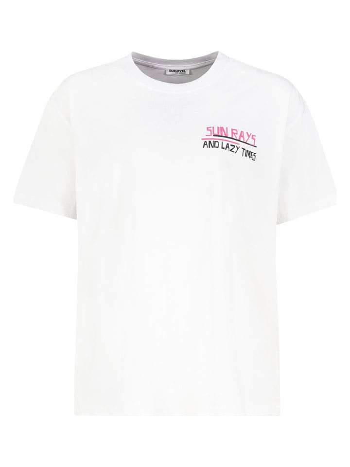 Sublevel Koszulka w kolorze białym rozmiar: S