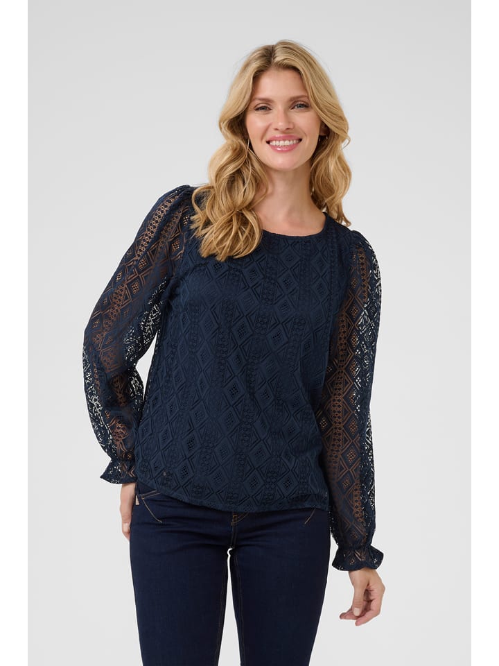 Cream Bluzka "Valerie" w kolorze granatowym rozmiar: 34