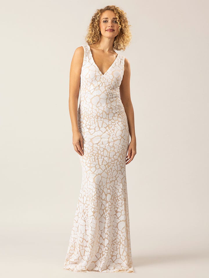 APART Sukienka w kolorze biało-beżowym rozmiar: 40