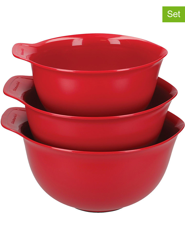 KitchenAid Miski (3 szt.) w kolorze czerwonym rozmiar: onesize